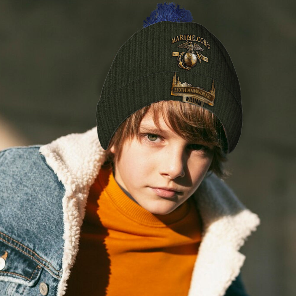 250th Anniversary - Personalized Veteran Beanie Hat