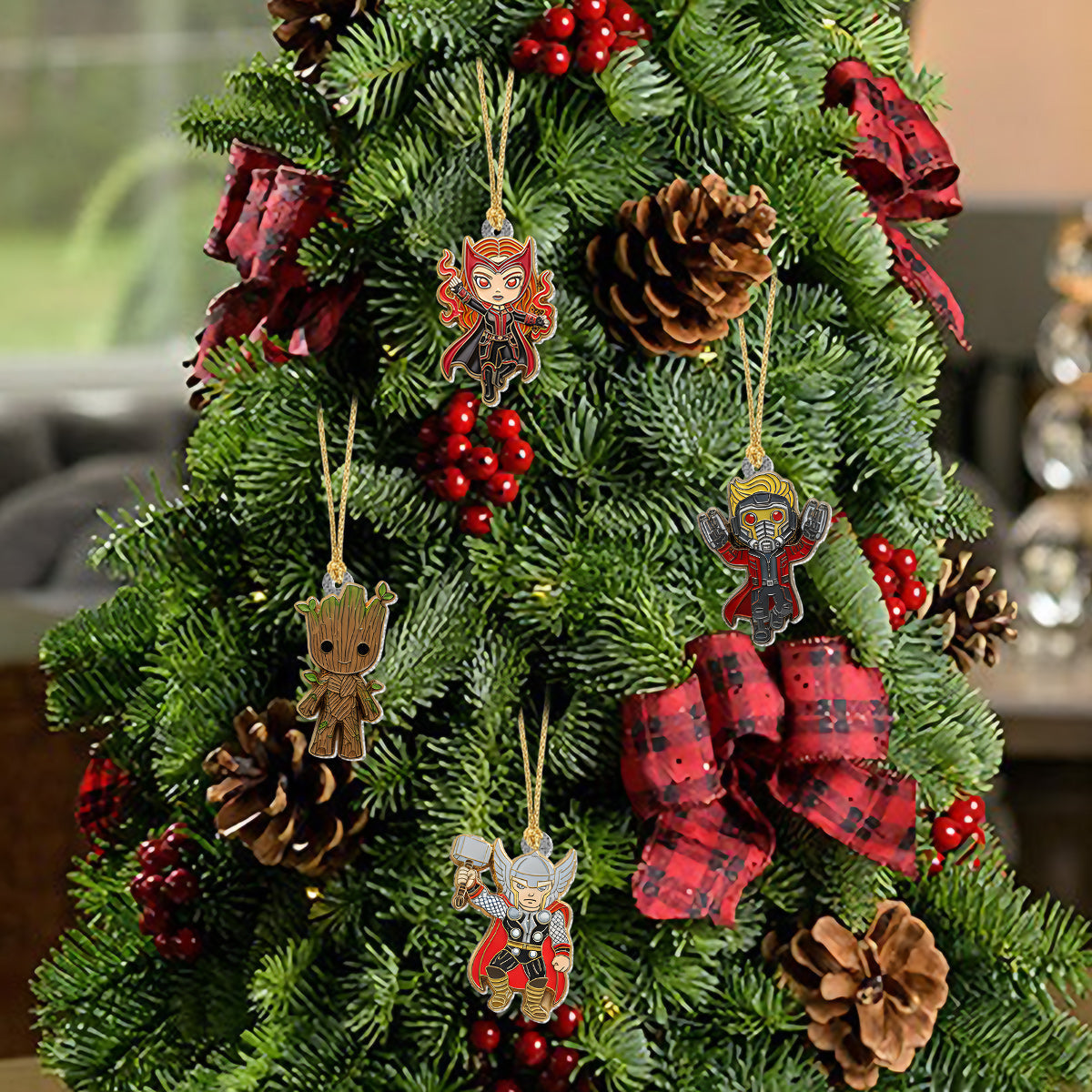 Heros - Personalized Kid Advent Calendar With Ornaments