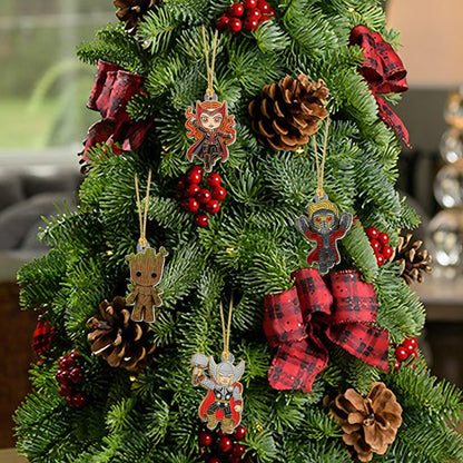 Heros - Personalized Kid Advent Calendar With Ornaments