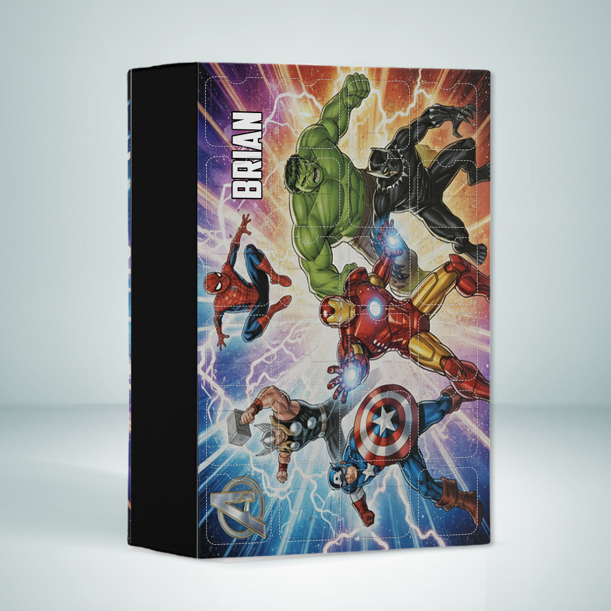 Heros - Personalized Kid Advent Calendar With Ornaments