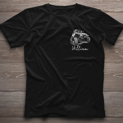 Matching Jp Beast Beauty American Flag - Personalized Couple T-shirt And Hoodie