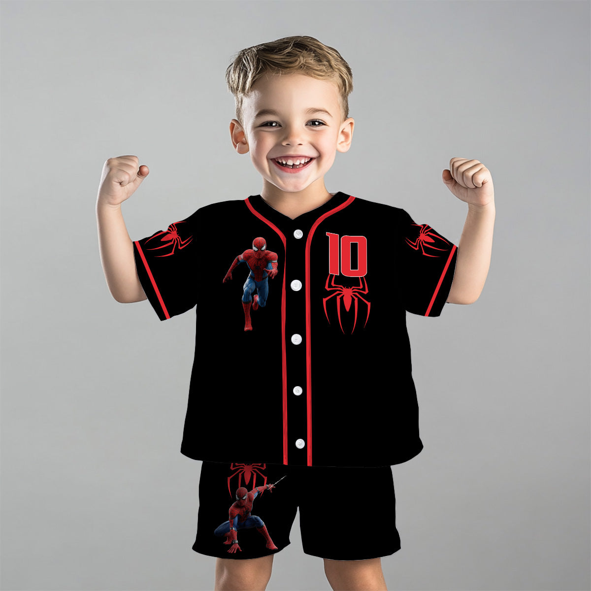 The Amazing Spider - Personalized Spider-Verse Kid Jersey Shirt & Shorts