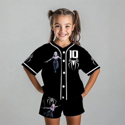 The Amazing Spider - Personalized Spider-Verse Kid Jersey Shirt & Shorts