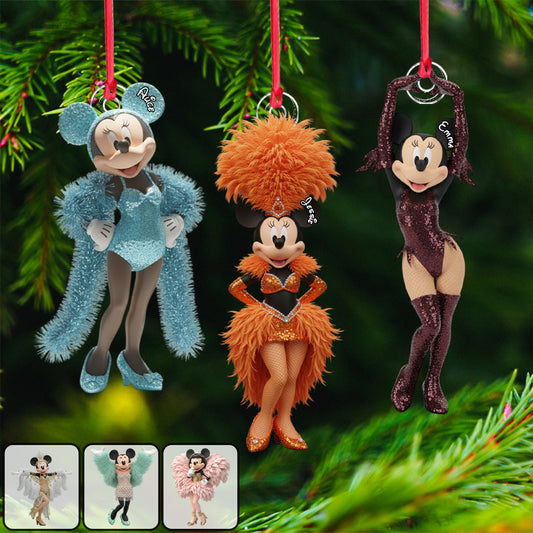 Magical Showgirl - Personalized Mouse Ornament