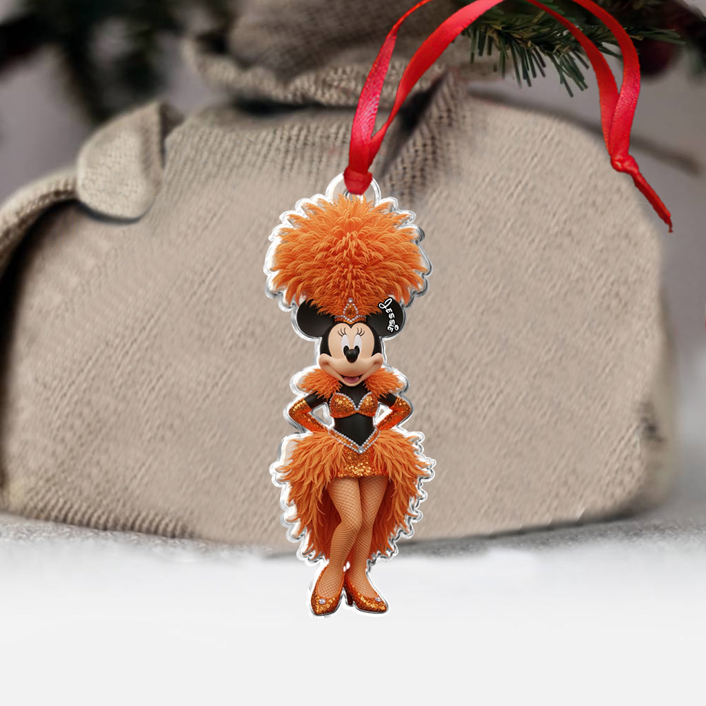 Magical Showgirl - Personalized Mouse Ornament