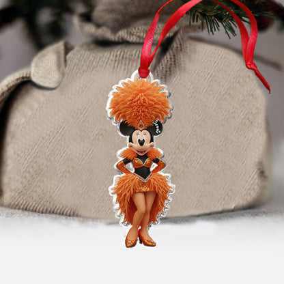 Magical Showgirl - Personalized Mouse Ornament