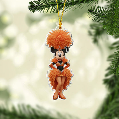 Magical Showgirl - Personalized Mouse Ornament