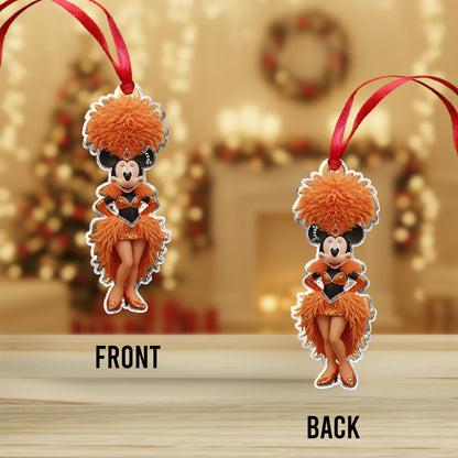 Magical Showgirl - Personalized Mouse Ornament