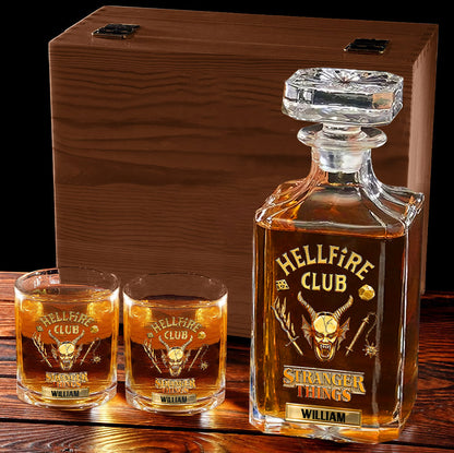 Dark Dice & Demons - Personalized Parallel Universe Whiskey Decanter Set