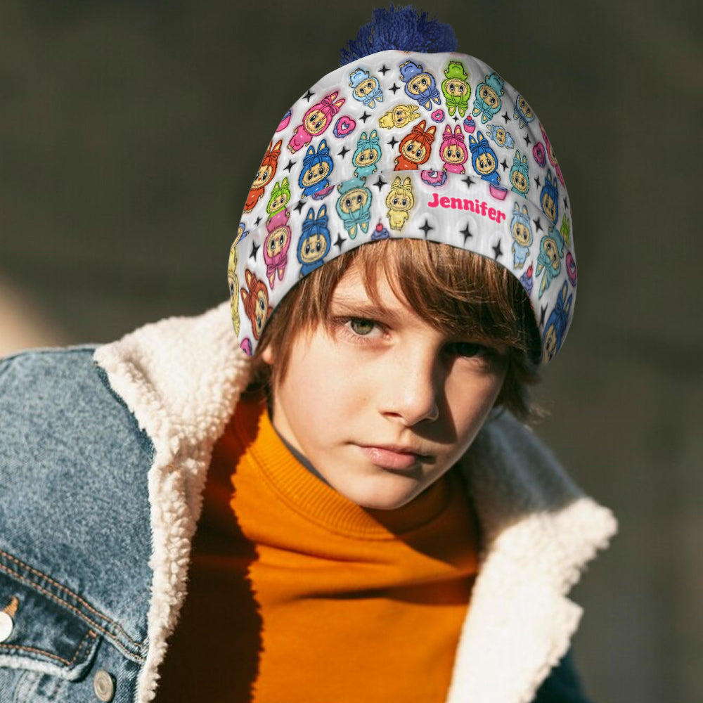Cute Monsters - Personalized Labubu Beanie Hat