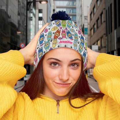 Cute Monsters - Personalized Labubu Beanie Hat