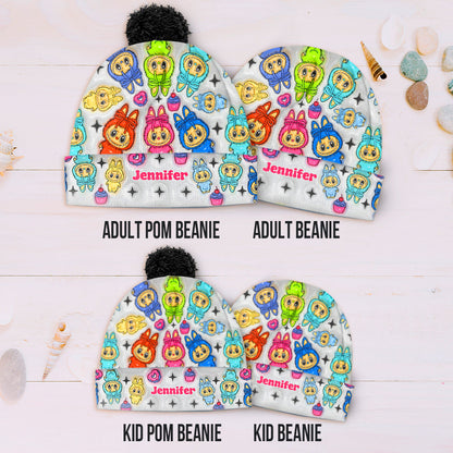Cute Monsters - Personalized Labubu Beanie Hat