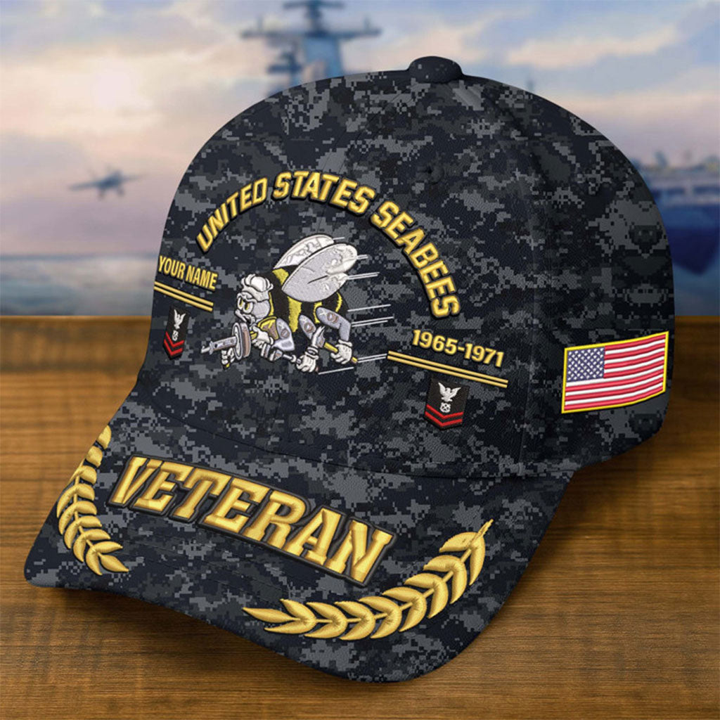 Strong Veteran - Personalized Veteran Classic Cap