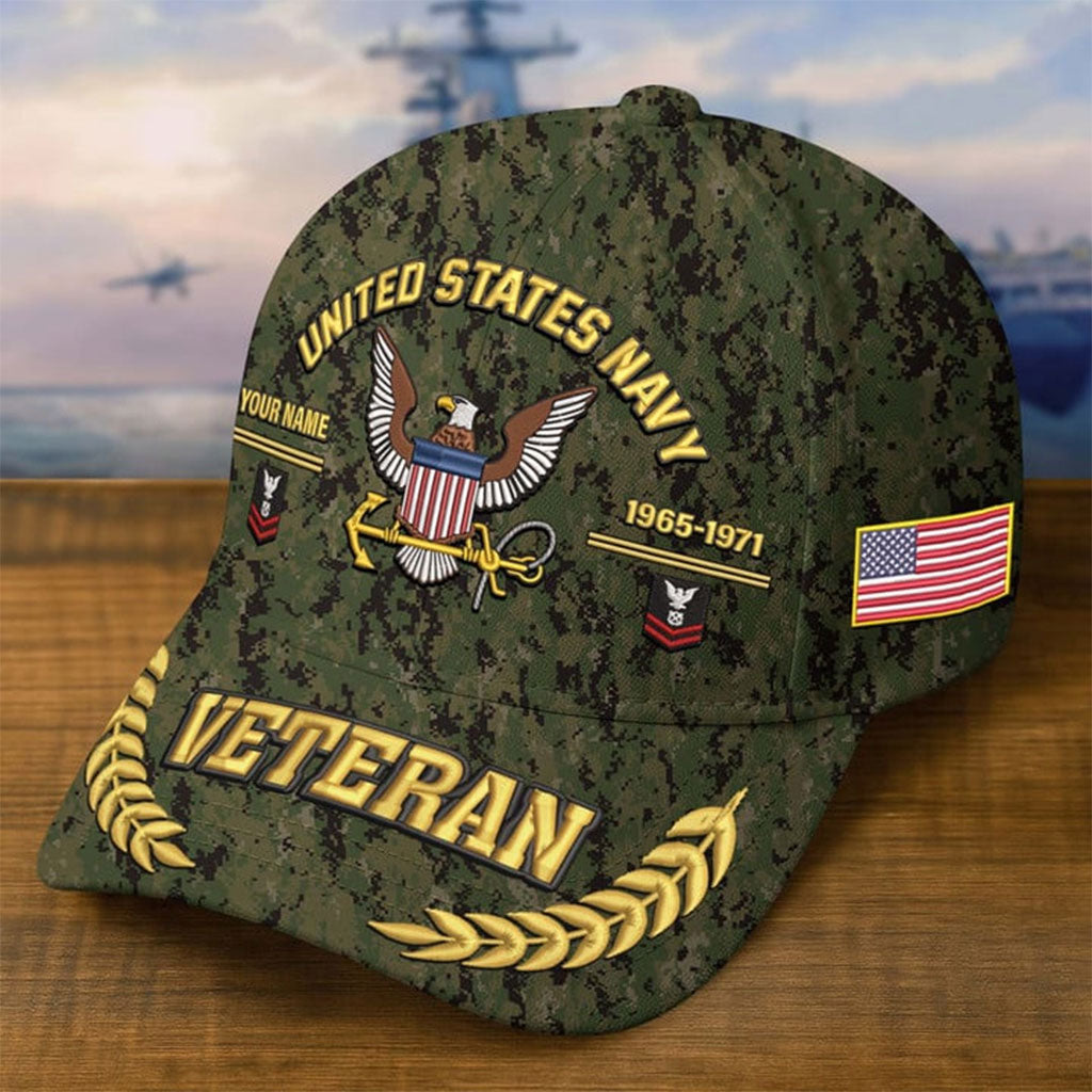 Strong Veteran - Personalized Veteran Classic Cap