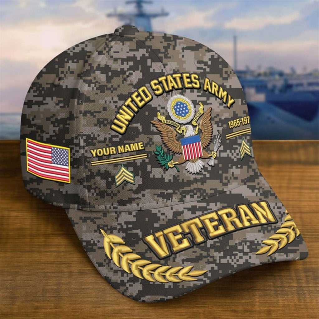 Strong Veteran - Personalized Veteran Classic Cap