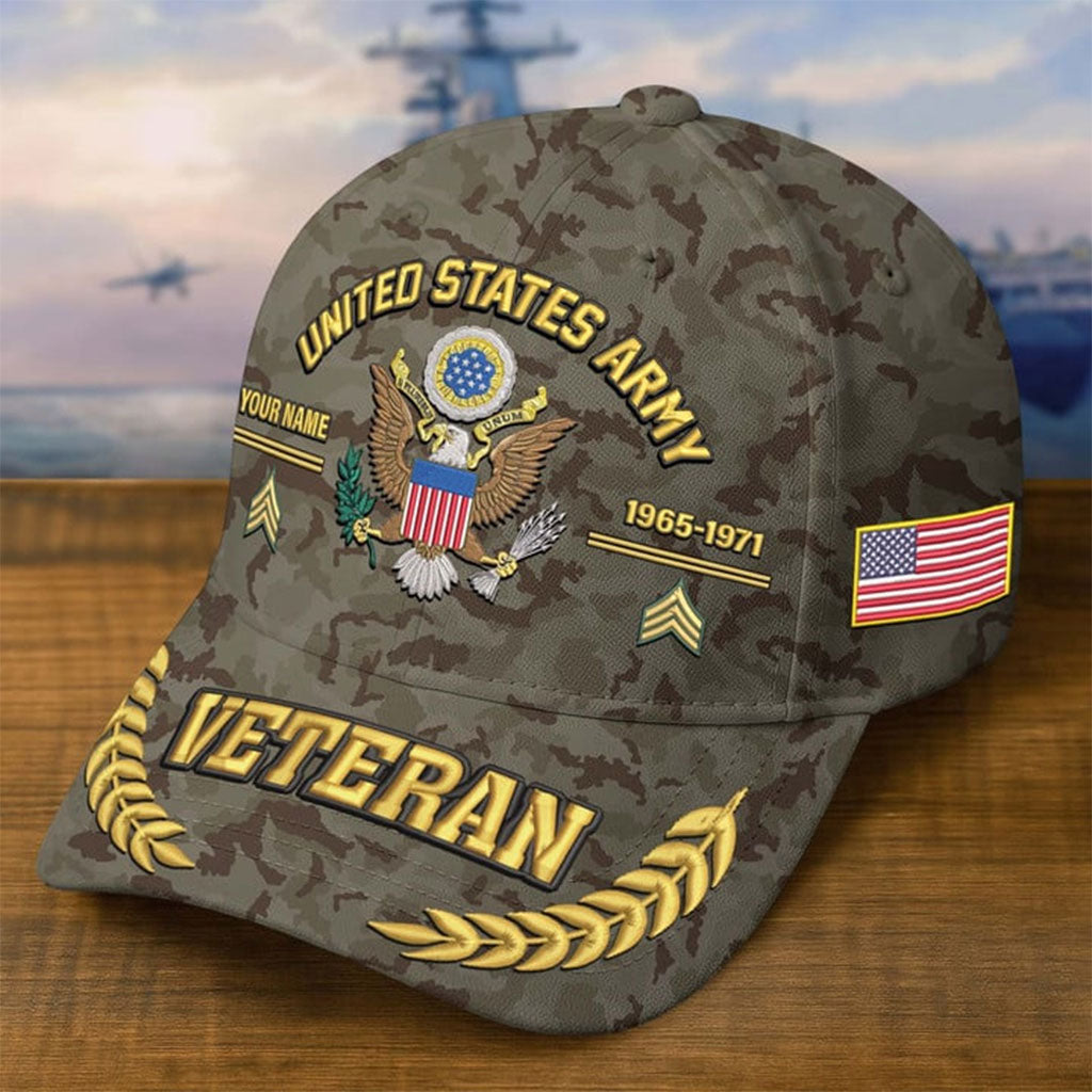 Strong Veteran - Personalized Veteran Classic Cap