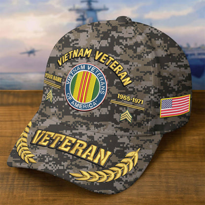 Strong Veteran - Personalized Veteran Classic Cap