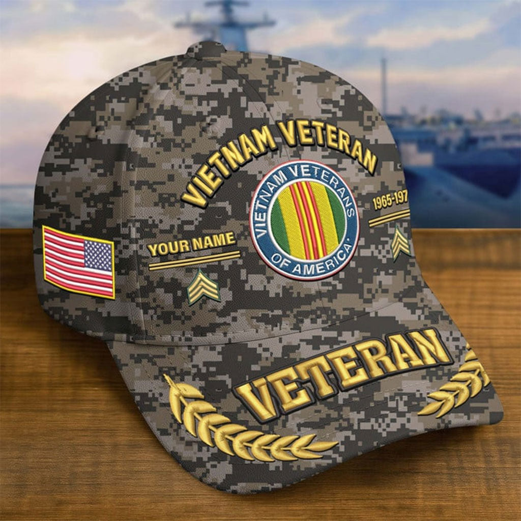 Strong Veteran - Personalized Veteran Classic Cap