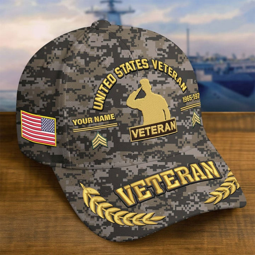 Strong Veteran - Personalized Veteran Classic Cap