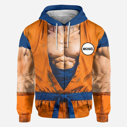 Strongest Ball Warrior - Personalized Seven Balls All Over Shirt