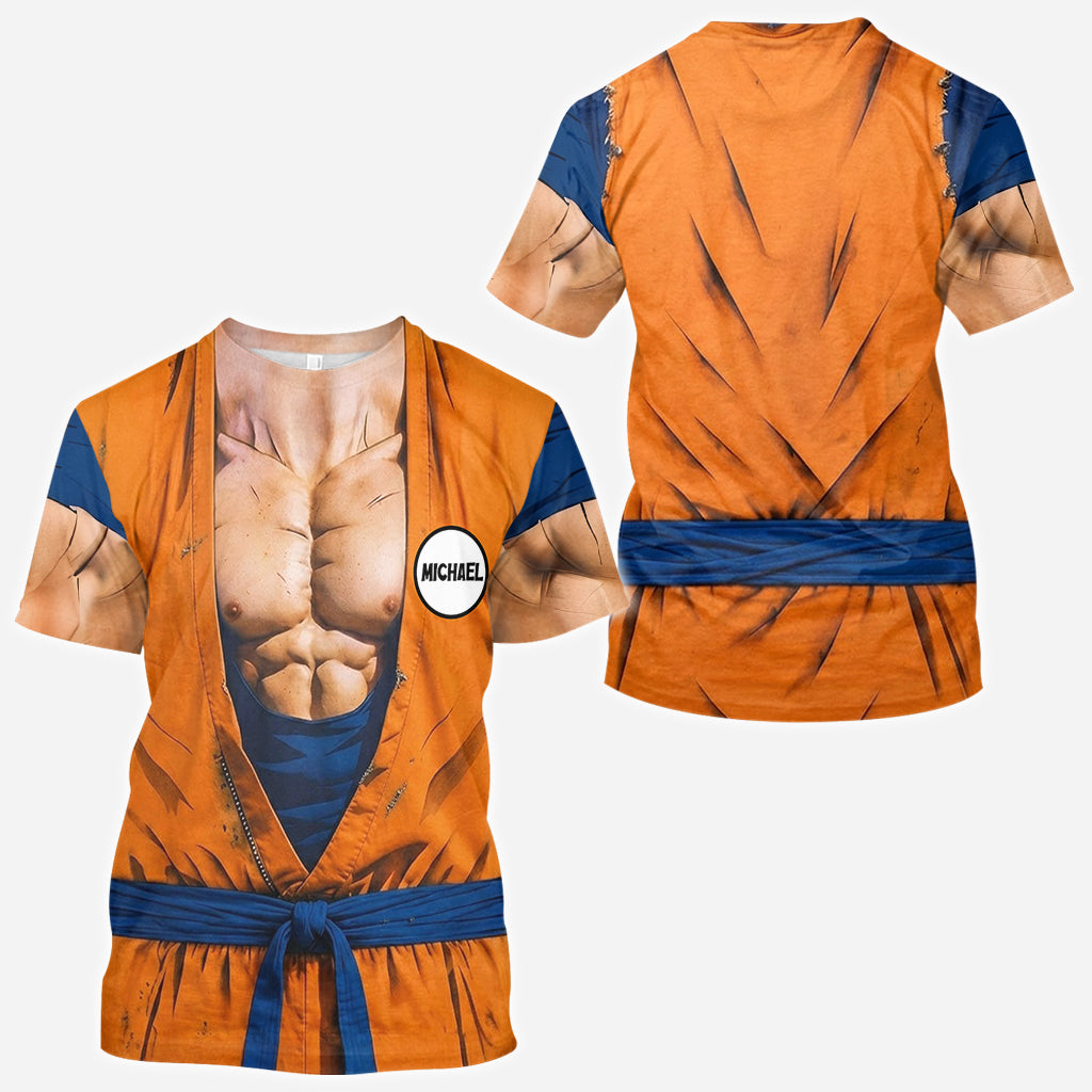 Strongest Ball Warrior - Personalized Seven Balls All Over Shirt