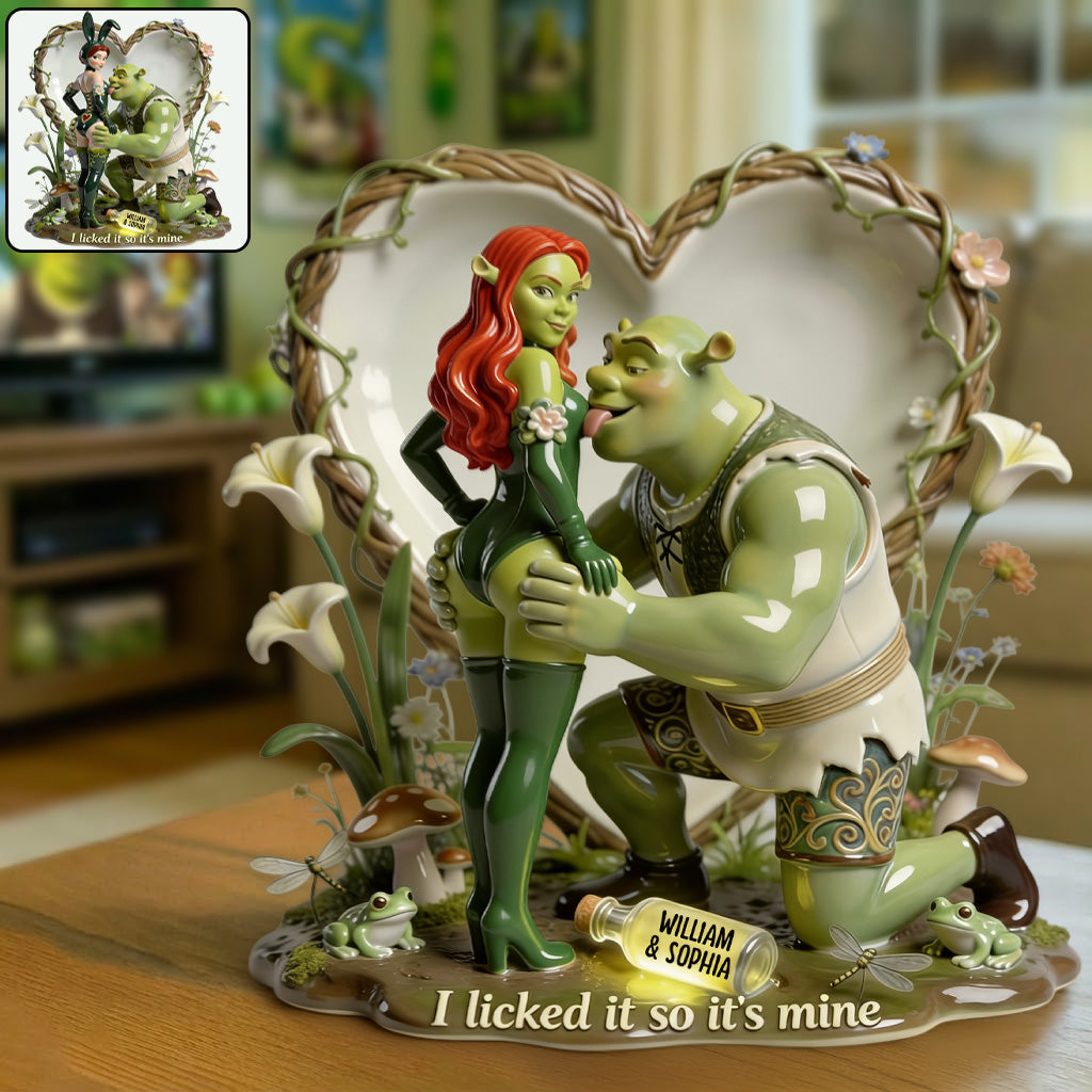 Naughty Fantasy Ogre - Personalized Custom Shaped Acrylic Plaque