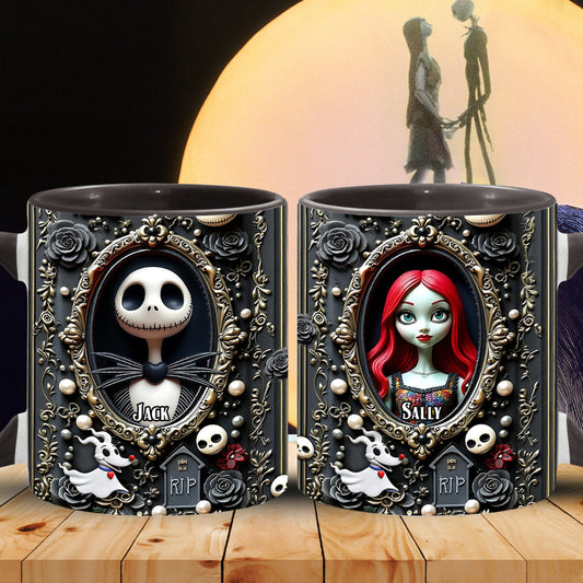 Till Death Do Us Part - Personalized Nightmare Accent Mug