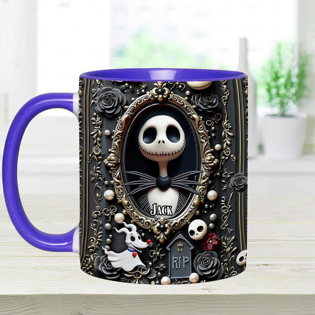 Till Death Do Us Part - Personalized Nightmare Accent Mug