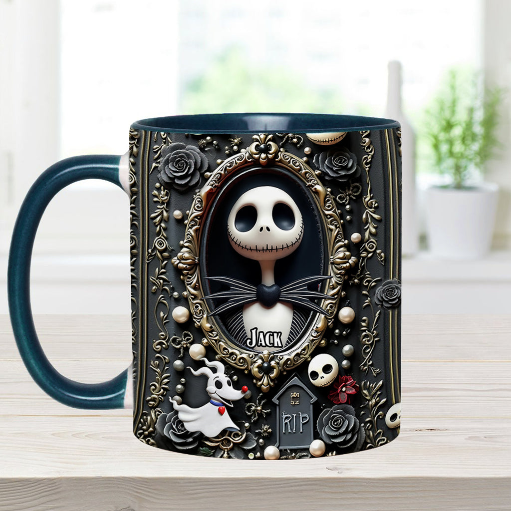 Till Death Do Us Part - Personalized Nightmare Accent Mug