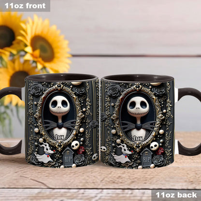 Till Death Do Us Part - Personalized Nightmare Accent Mug