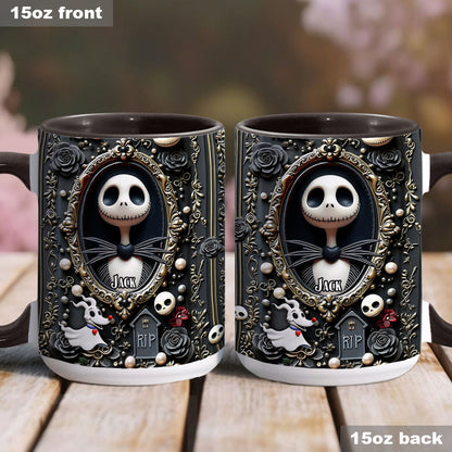 Till Death Do Us Part - Personalized Nightmare Accent Mug