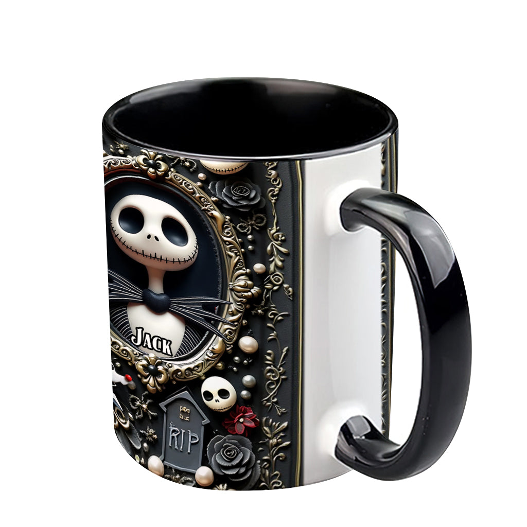 Till Death Do Us Part - Personalized Nightmare Accent Mug