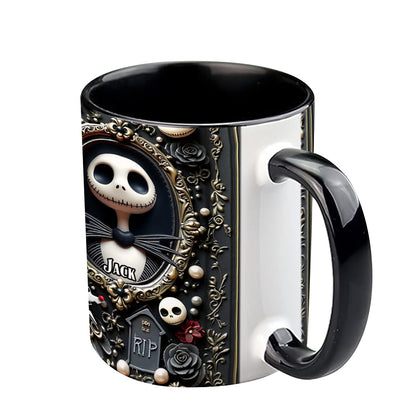 Till Death Do Us Part - Personalized Nightmare Accent Mug