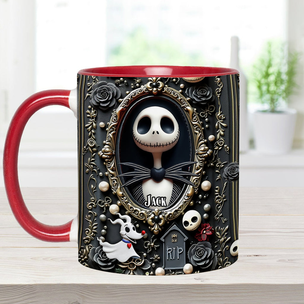Till Death Do Us Part - Personalized Nightmare Accent Mug