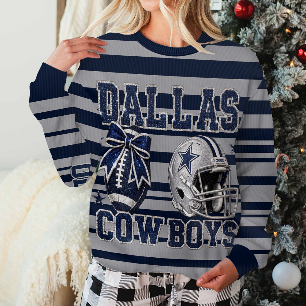 Game Day - Personalized Football Cardigan Sweater
