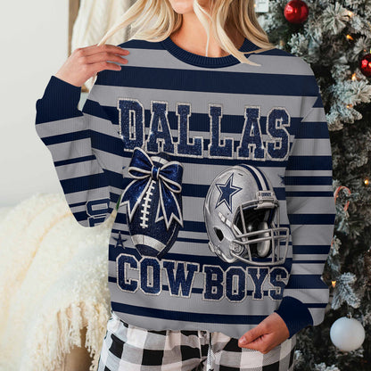 Game Day - Personalized Football Cardigan Sweater