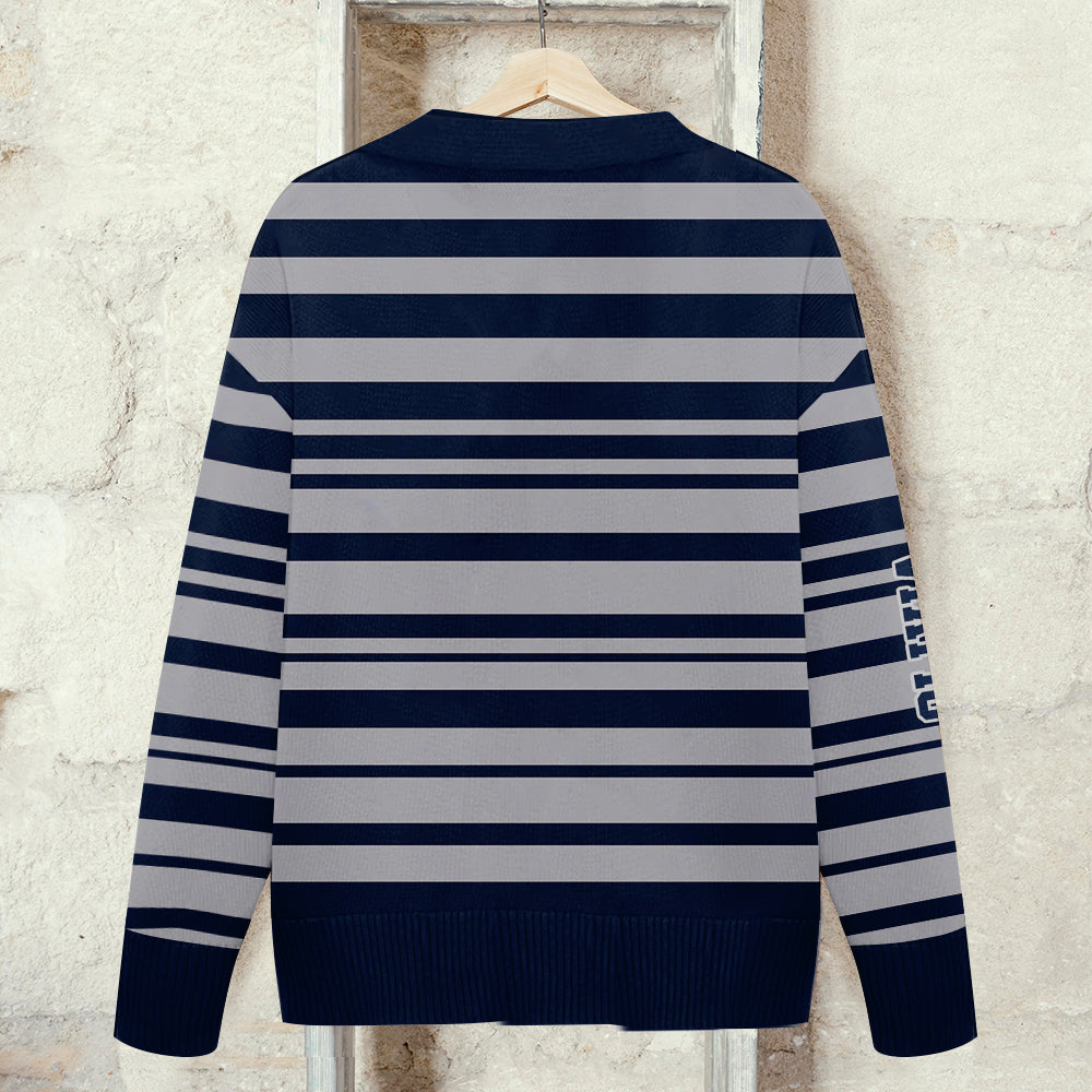 Game Day - Personalized Football Cardigan Sweater