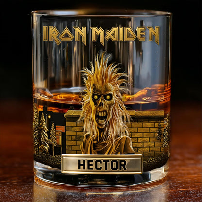 Rock & Roll - Personalized Music Band Whiskey Glass