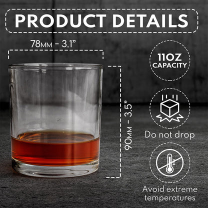 Rock & Roll - Personalized Music Band Whiskey Glass