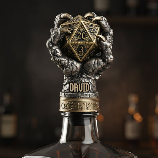 Drink And Dice - Personalized DD Lover Bottle Stopper