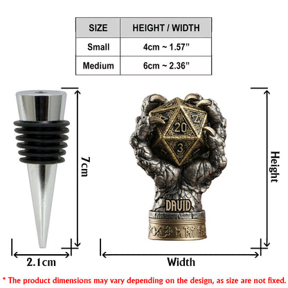 Drink And Dice - Personalized DD Lover Bottle Stopper