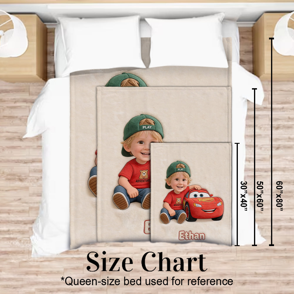 My Lightning Adventure - Personalized Racing Lover Blanket