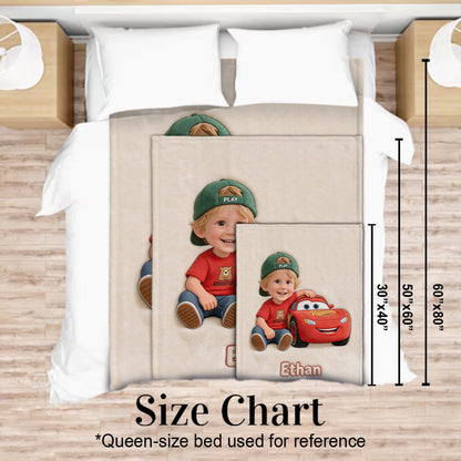 My Lightning Adventure - Personalized Racing Lover Blanket