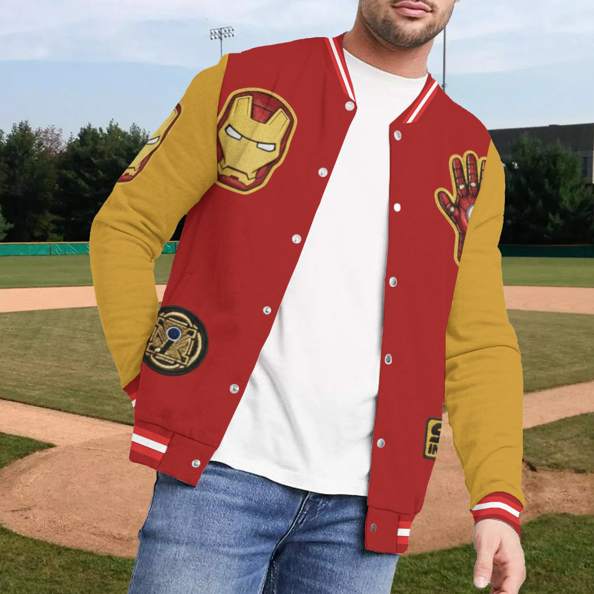 Superhero Gift For Kids - Personalized Kid Varsity Jacket