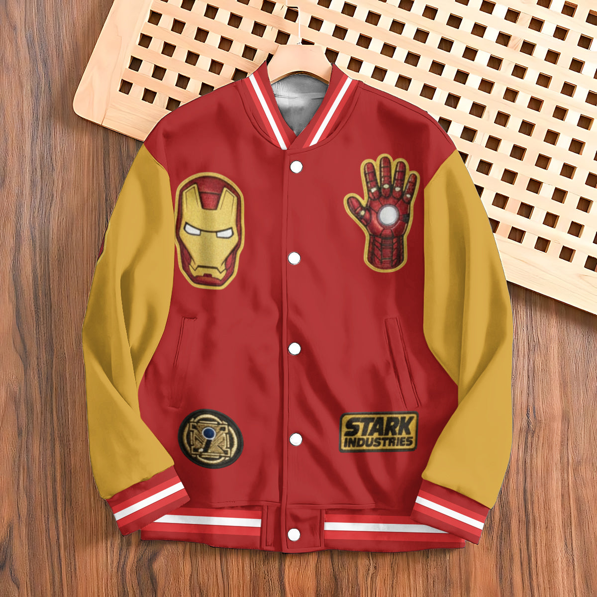 Superhero Gift For Kids - Personalized Kid Varsity Jacket