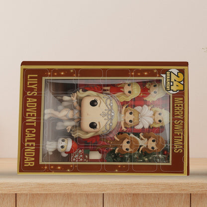 The Life Of A Show Girl - Personalized Tay-tay Lover Advent Calendar With Ornaments