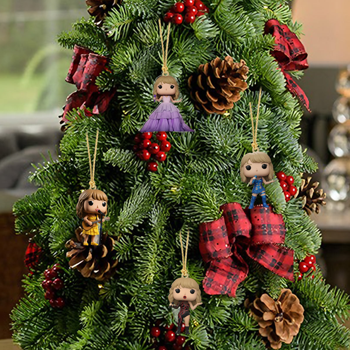 The Life Of A Show Girl - Personalized Tay-tay Lover Advent Calendar With Ornaments