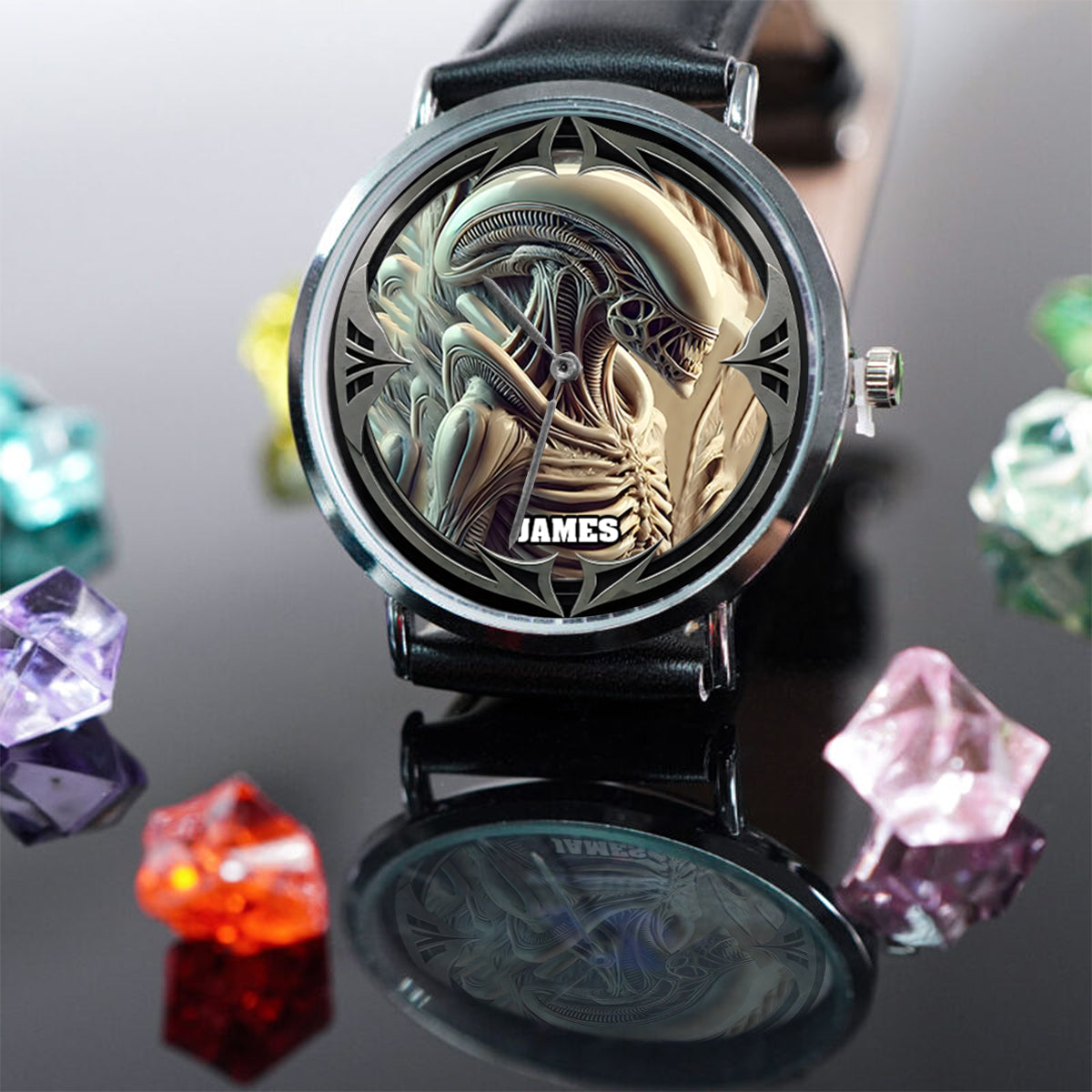 Space Creature - Personalized Alien Hand Watch