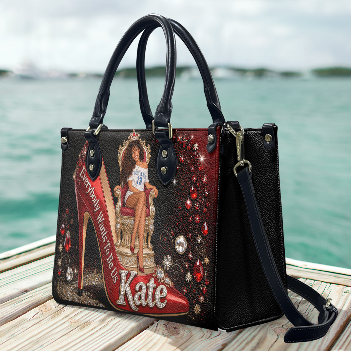 They Want Be Us - Personalized Leather Handbag
