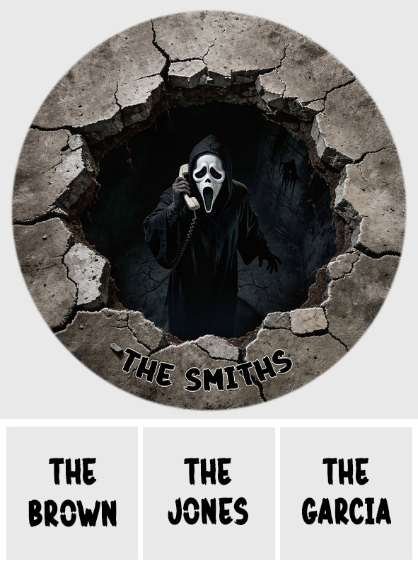 Hello Darkness - Personalized Horror Movie Non-Slip Tufted Rug